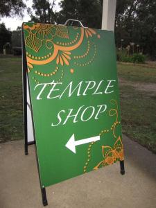 temple shop sign
